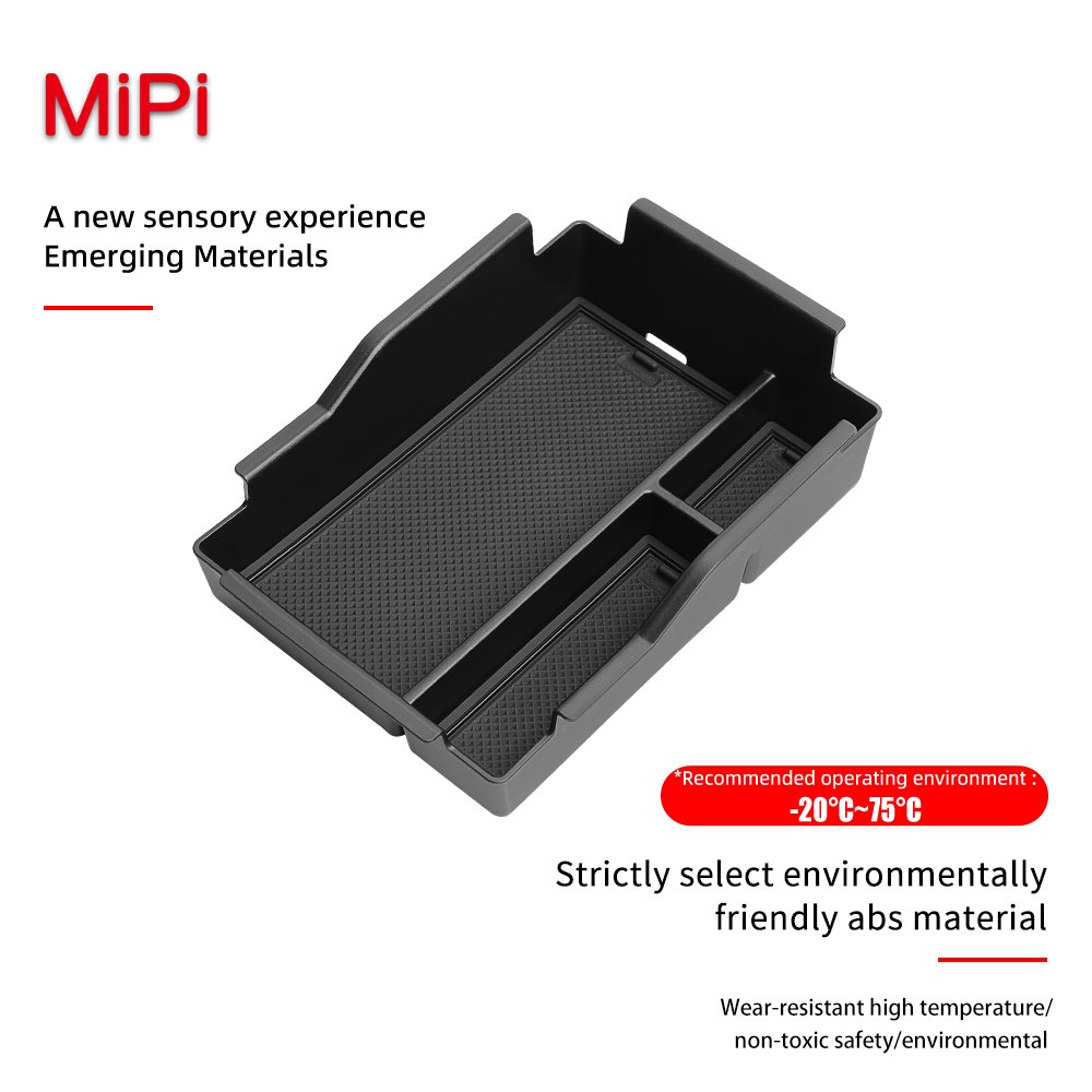 High Quality 3D ABS Waterproof Armrest Storage Box For Byd Qin L 2024