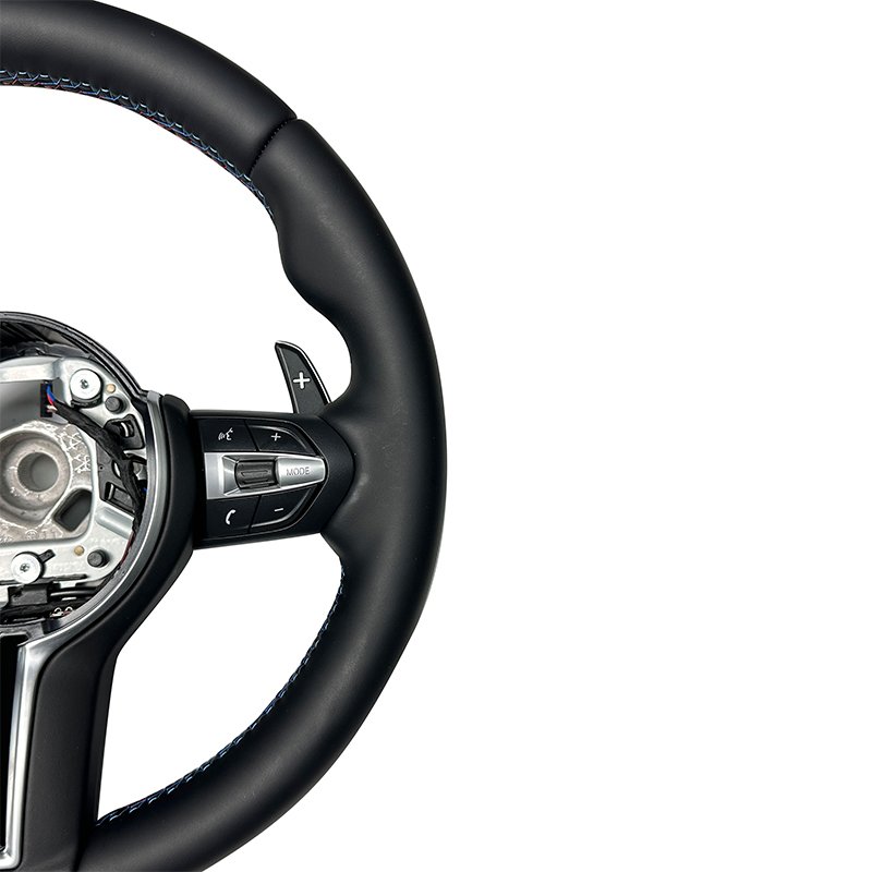Leather LED Steering Wheel For BMW F10 F11 F18 F30 M6 F01 F02 F03 F06 F12 F07 F20 Custom Steering Wheel