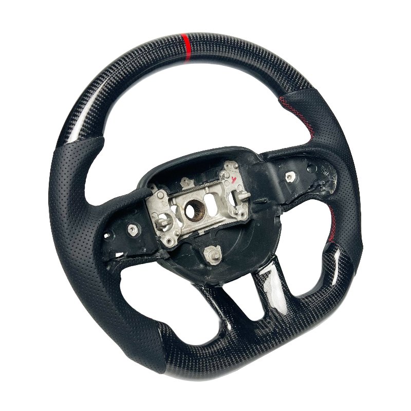 High quality Carbon Fiber Steering Wheel for Dodge Charger Challenger Hellcat Charger Srt Challenger Srt Car Steering Wheel