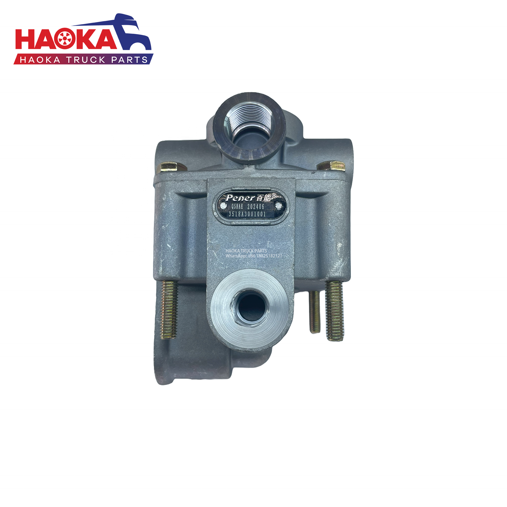 New Truck Air Brake Relay Valve DZ9112360047 3518A3001001 for SHACMAN Heavy-Duty Truck