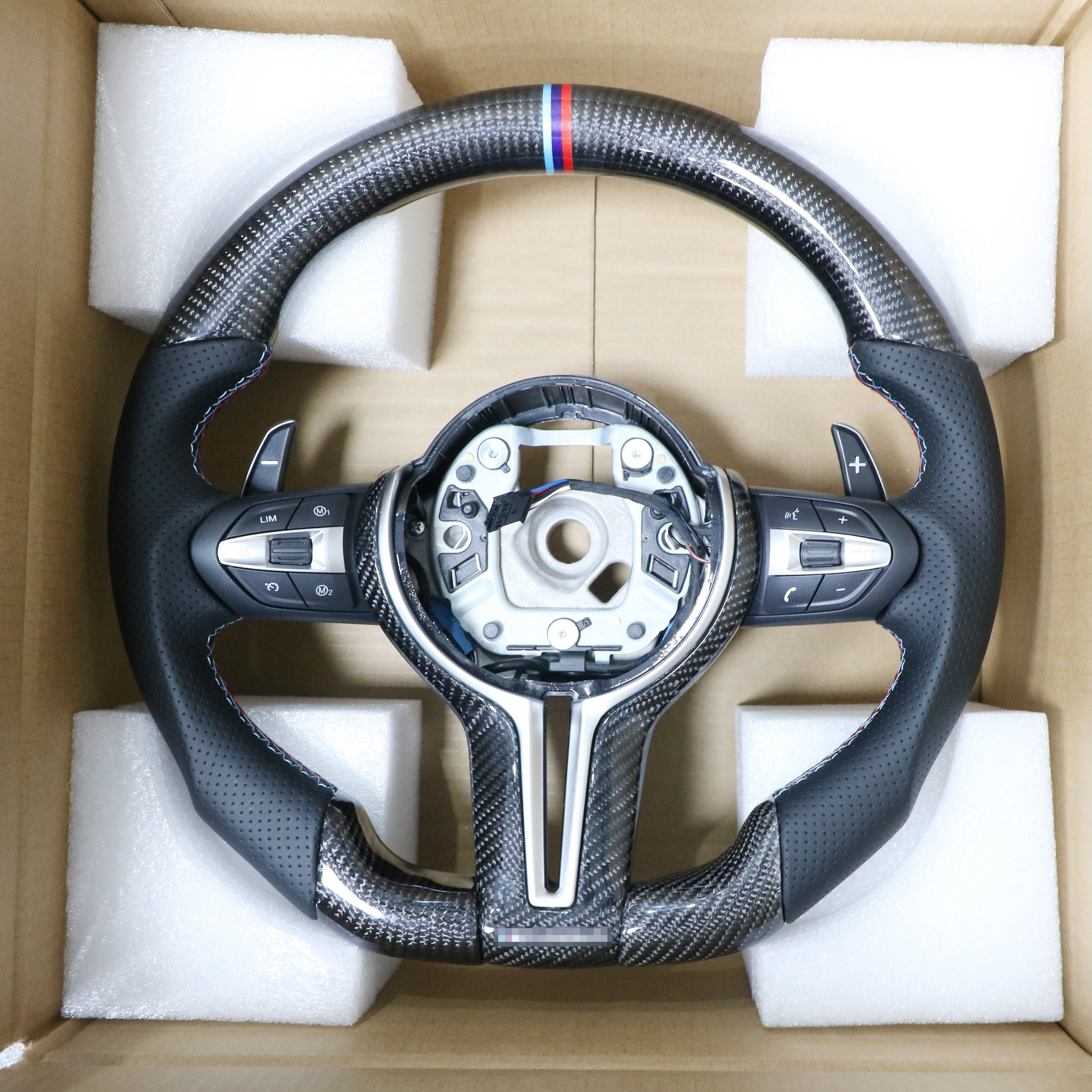 Upgrade M sport steering wheel for BMW f30 f80 f32 f82 f1 f2 f3 f4 f25 f31 f23 carbon steering wheel