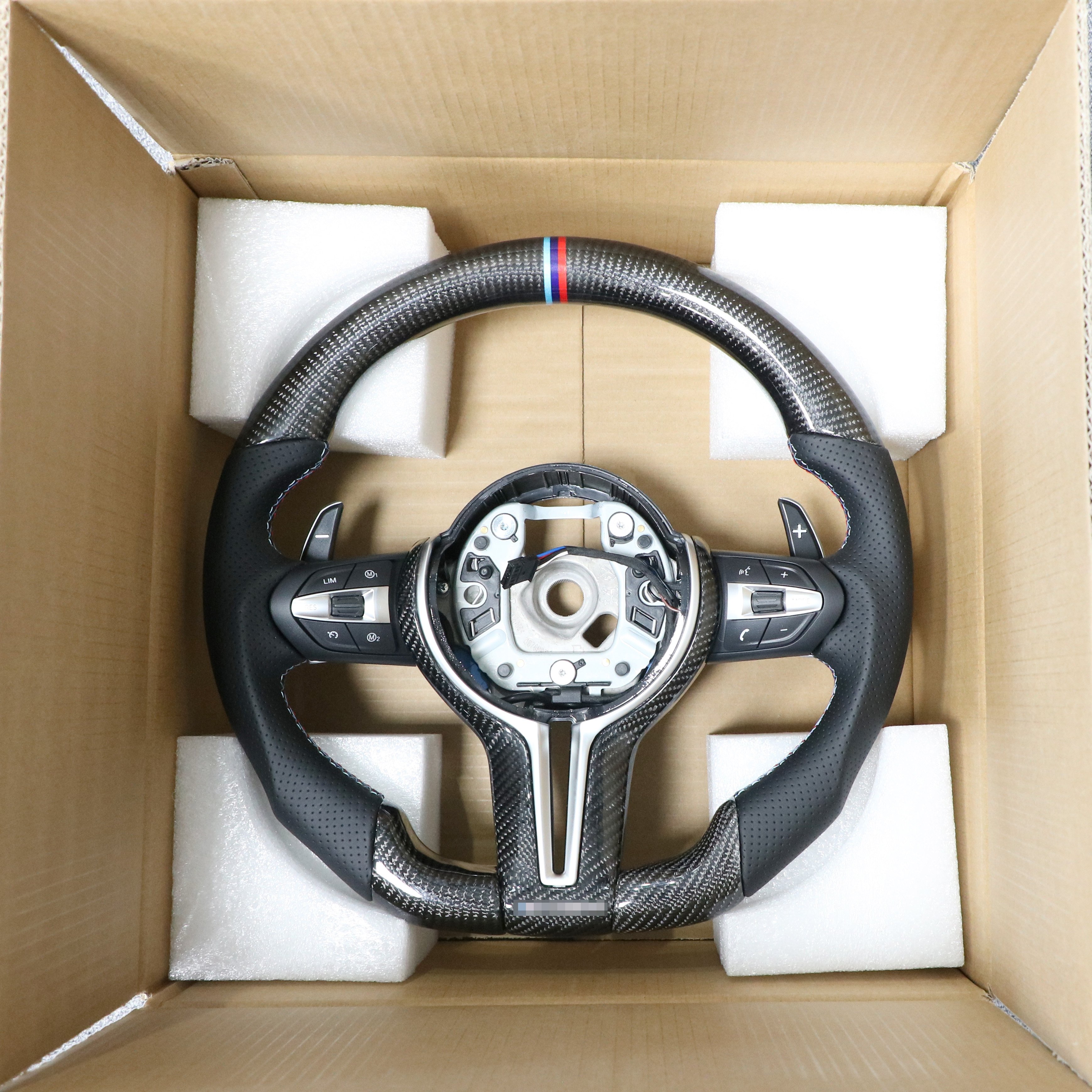 Upgrade M sport steering wheel for BMW f30 f80 f32 f82 f1 f2 f3 f4 f25 f31 f23 carbon steering wheel
