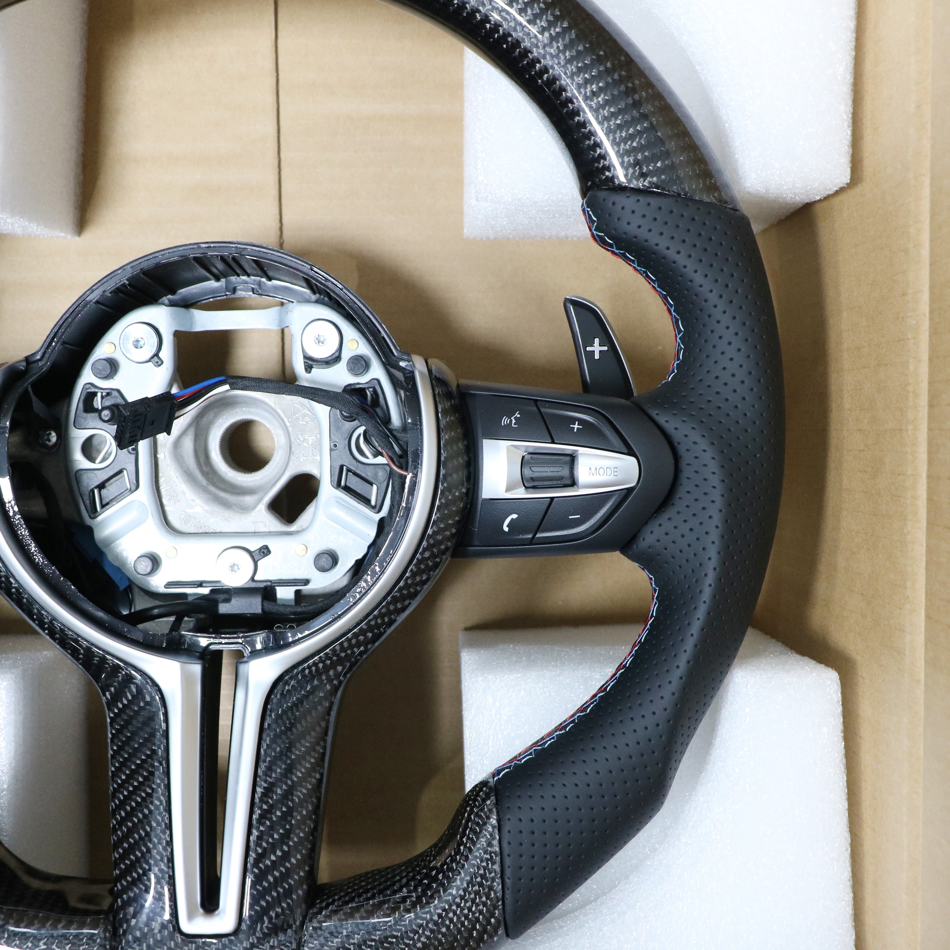 Upgrade M sport steering wheel for BMW f30 f80 f32 f82 f1 f2 f3 f4 f25 f31 f23 carbon steering wheel