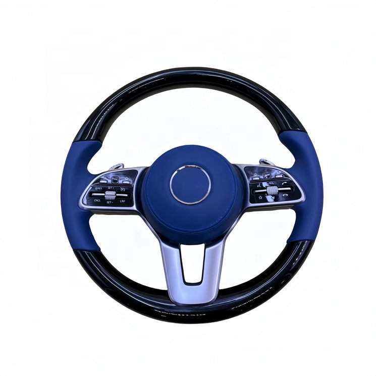 Customized Car Steering Wheel For Mercedes Benz Cla Glk Gla Glc Gle Gls Upgraded New Carbon Fiber Steering Wheel Style