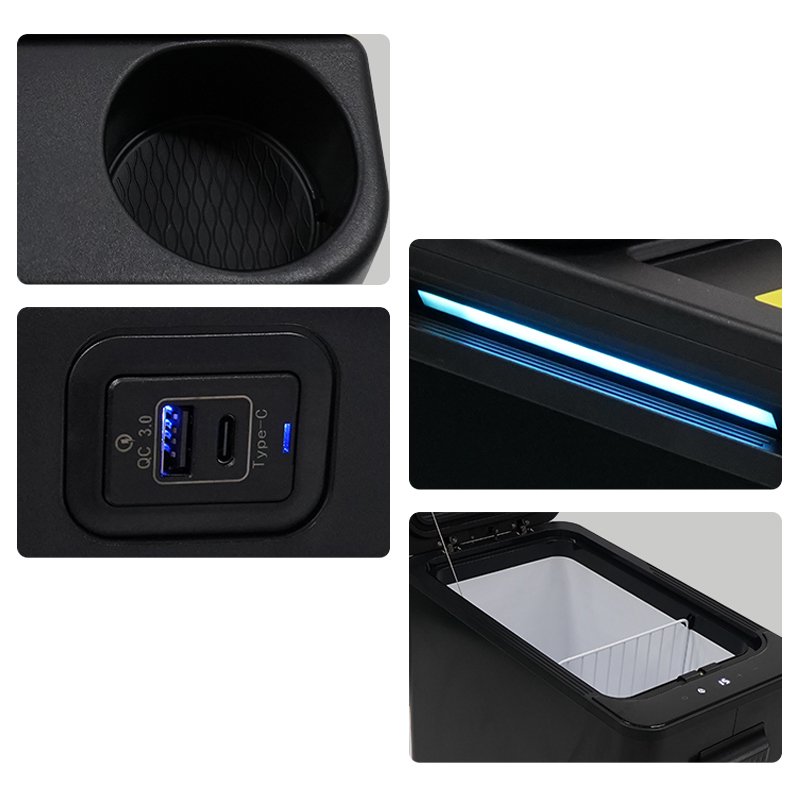 Special Refrigerator with Compressor and Large Capacity Armrest Box for Mercedes-Benz Sprinter