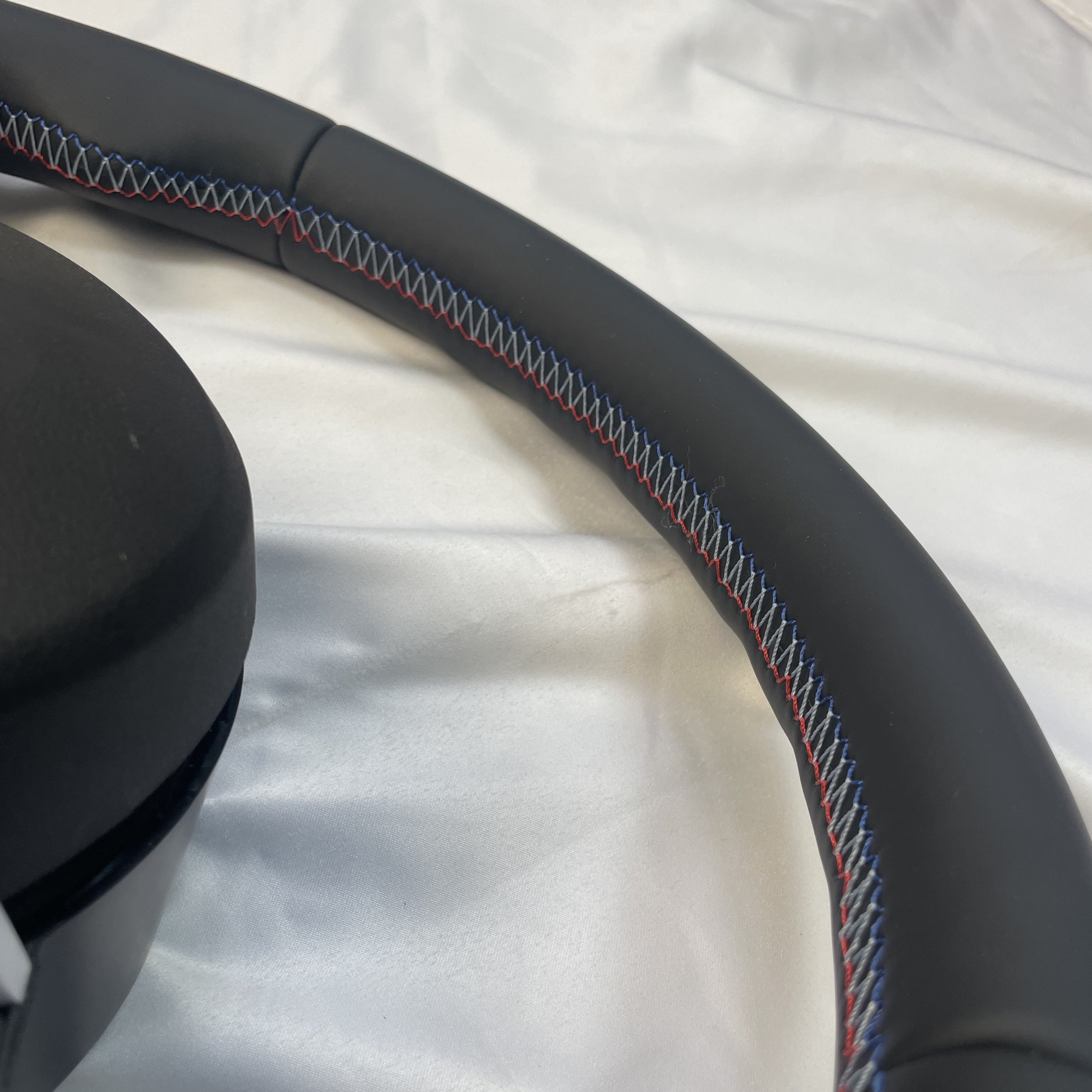 Custom Racing Style LED Alcantara Leather Steering Wheel for BMW M5 F10 F30 E90 E60 Car Upgrade 09-17
