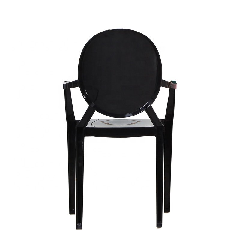 Banquet Hotel Stacking Park Armrest Chair Wedding Furniture PC Ghost Chair