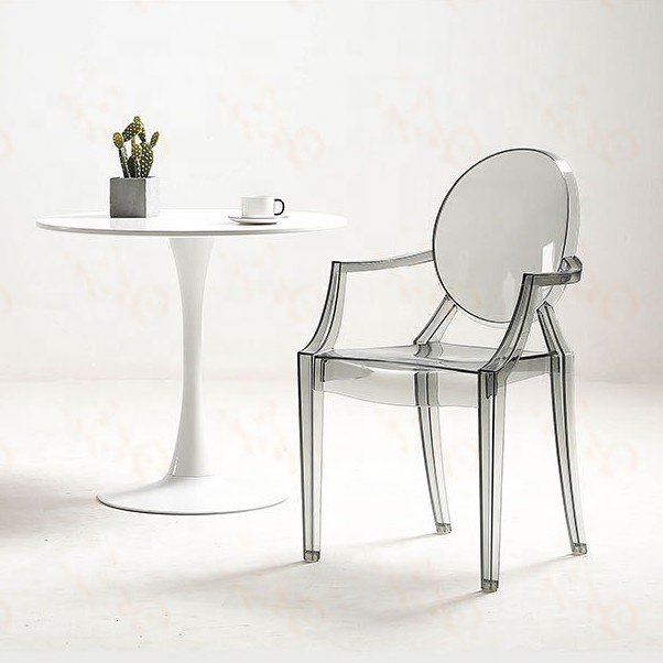 Banquet Hotel Stacking Park Armrest Chair Wedding Furniture PC Ghost Chair