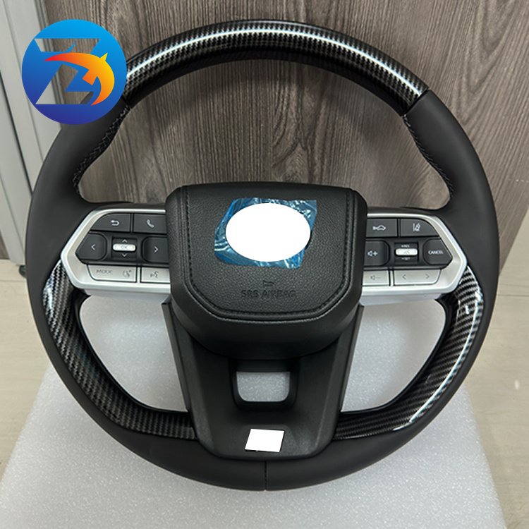Custom compatible for Toyota Corolla Rav4 Land Cruiser 2018-2021 Real Carbon Fiber Steering Wheel