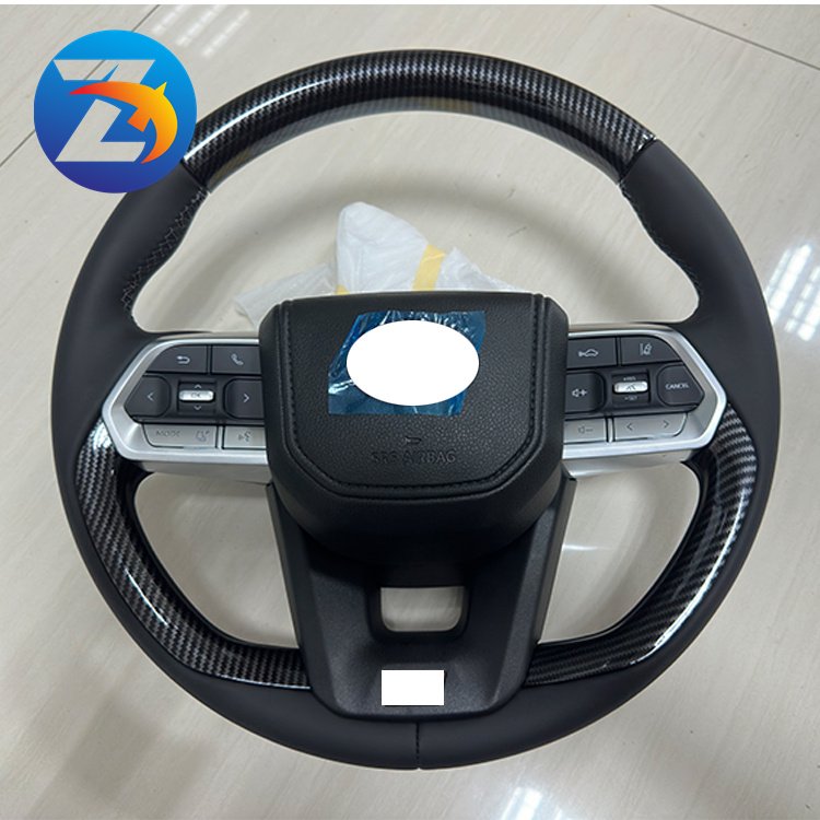Custom compatible for Toyota Corolla Rav4 Land Cruiser 2018-2021 Real Carbon Fiber Steering Wheel