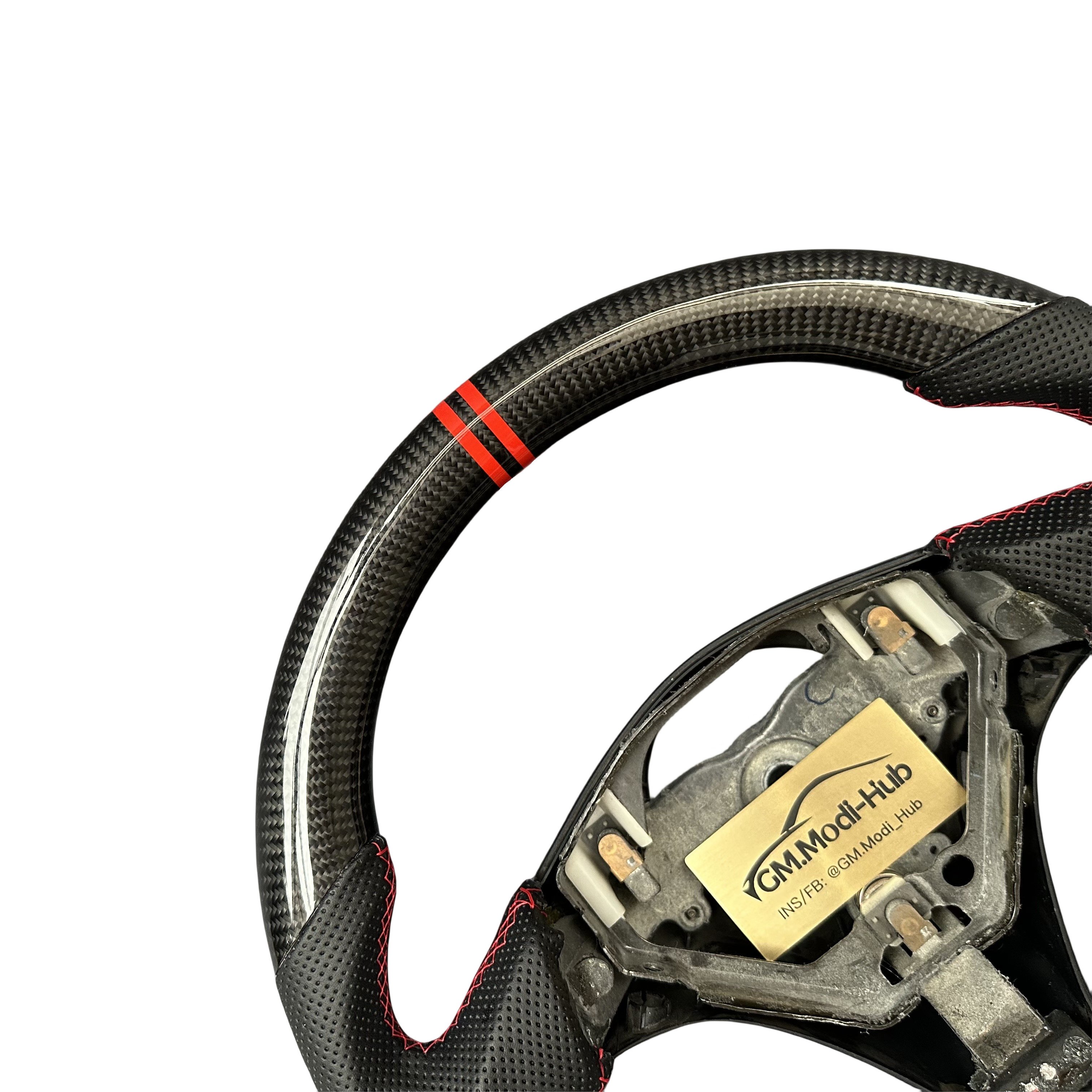 GM.Modi-Hub 100% Real Carbon Fiber Car Steering Wheel For Toyota Supra MK4