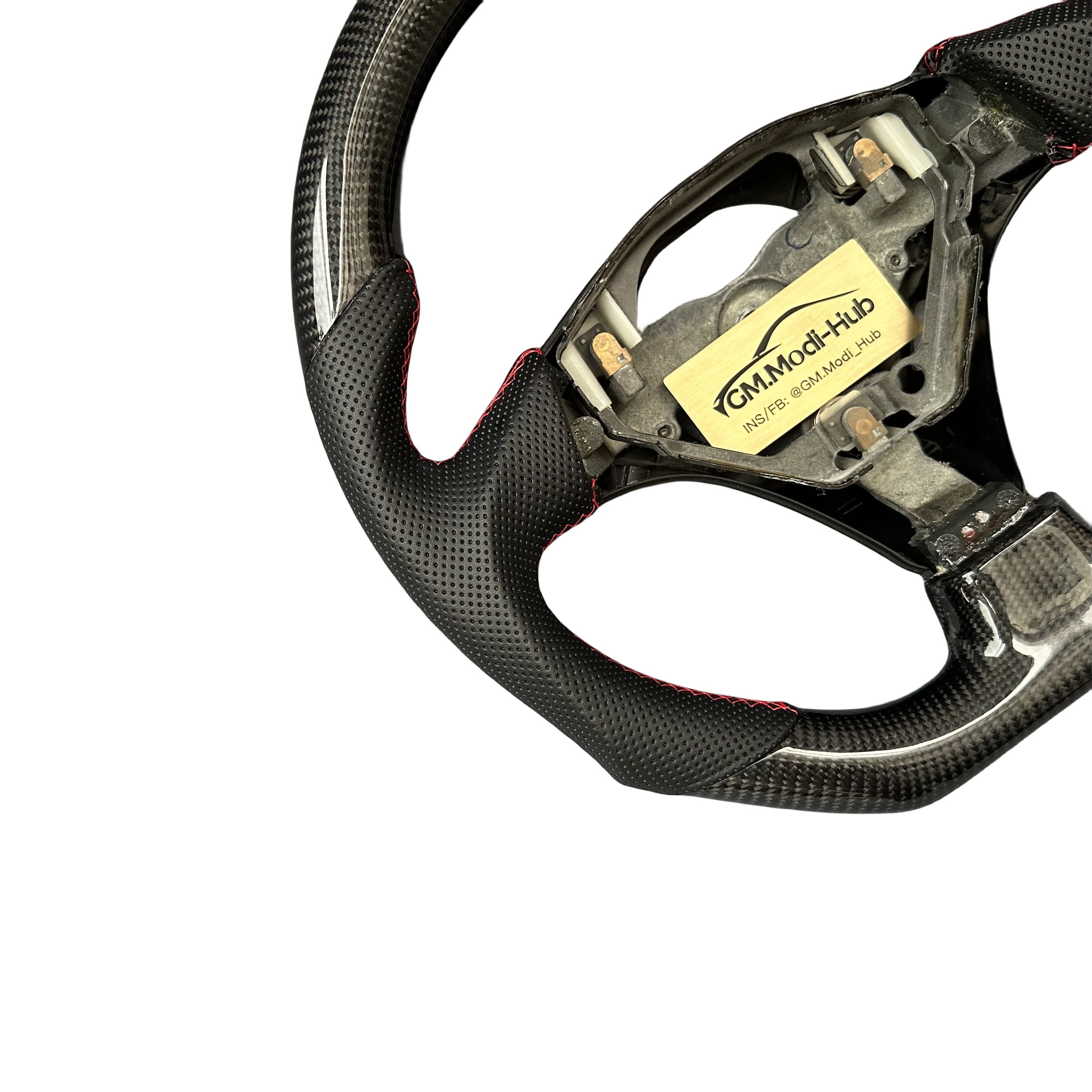GM.Modi-Hub 100% Real Carbon Fiber Car Steering Wheel For Toyota Supra MK4