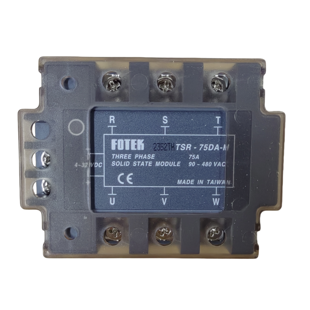 Fotek TSR-40DA-H High Voltage Three-Phase Solid-State Relay Module 25A/40A/50A/75A-H DC Control SSR Auto Protective Use Sealed