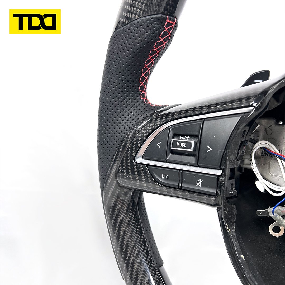 Customized Galaxy PRO LED Carbon Fiber Steering Wheel For Suzuki JB74, 64 Sierra 2018-ON SHOWA GARAGE