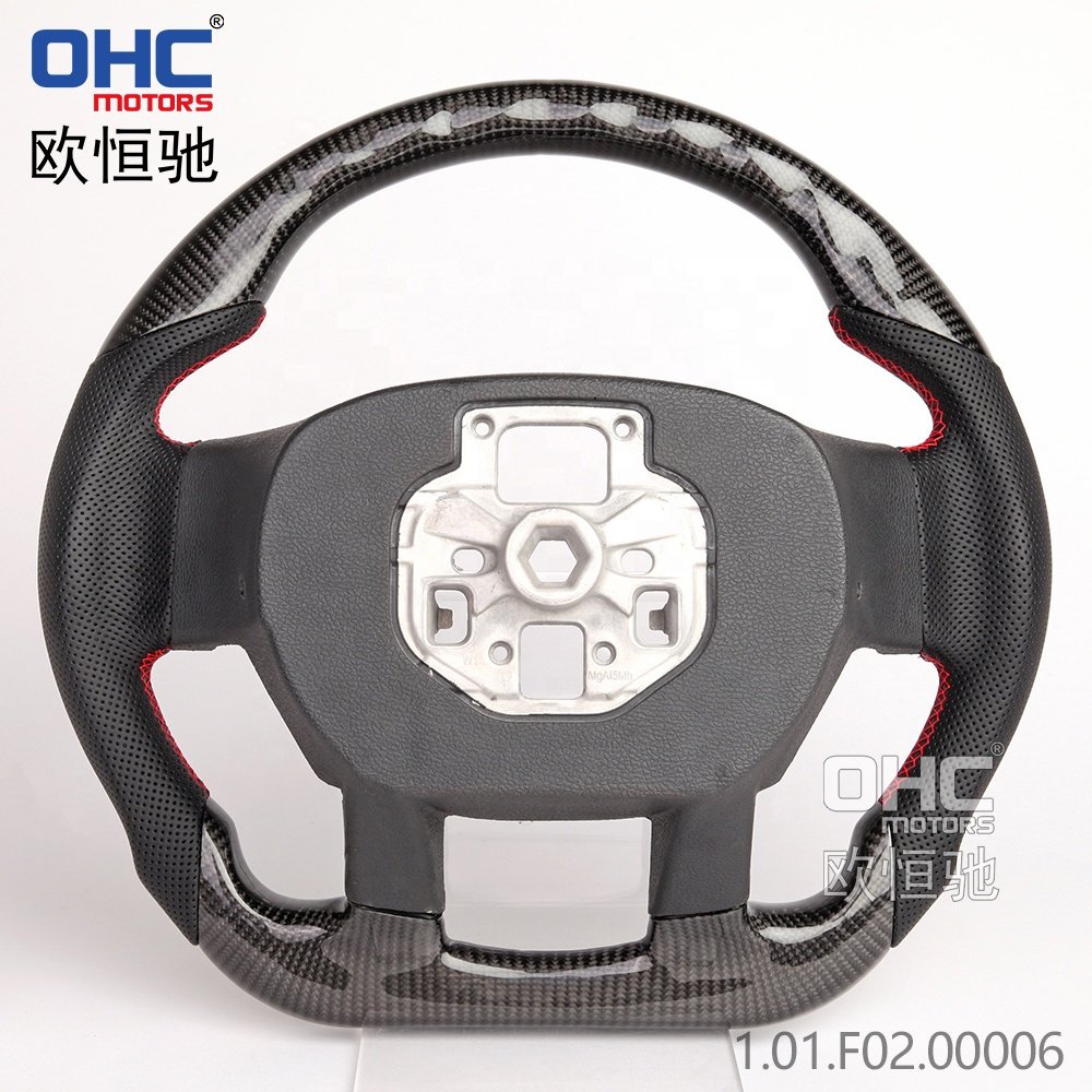 Led Carbon Fiber Steering Wheel For Ford Ranger Raptor 2015 2016 2017 2018 2020 F-150 F150 Steering Wheels Ohc Motors