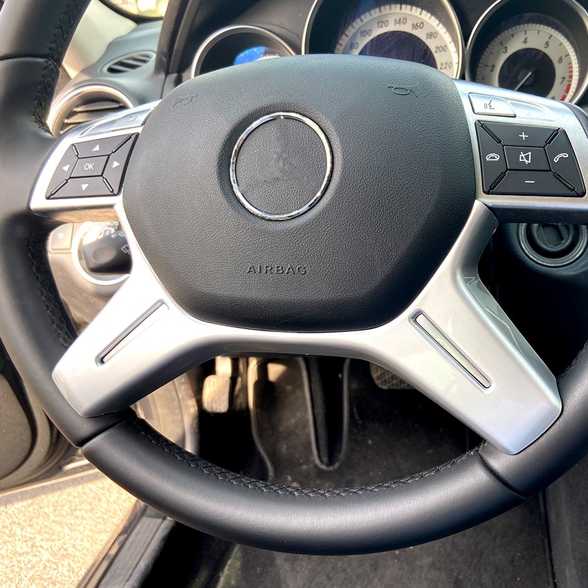 Good Price Steering Wheel Trim Car Interior Accessories for Mercedes Benz C E Glk Cls M Class W204 W212
