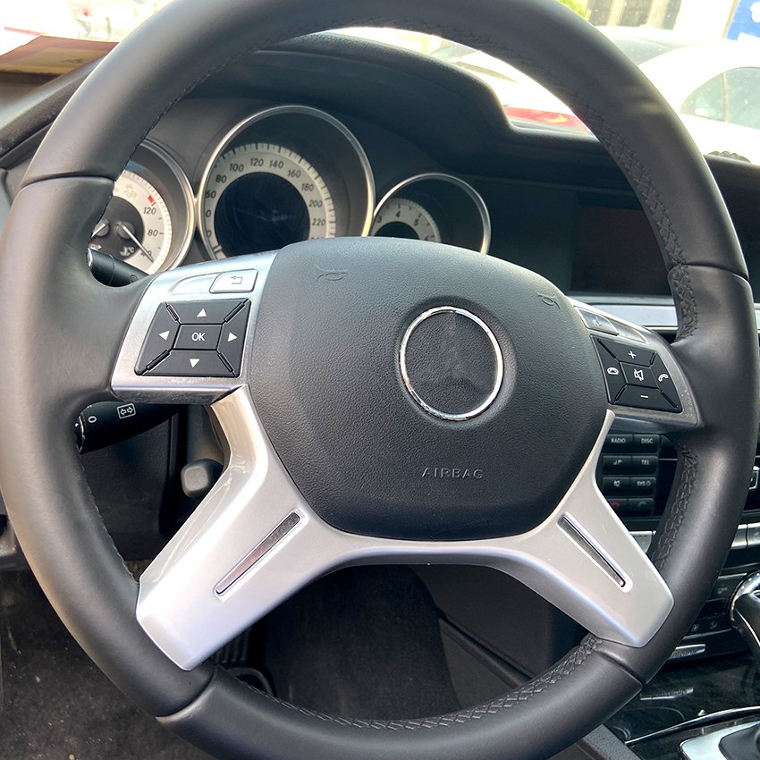 Good Price Steering Wheel Trim Car Interior Accessories for Mercedes Benz C E Glk Cls M Class W204 W212