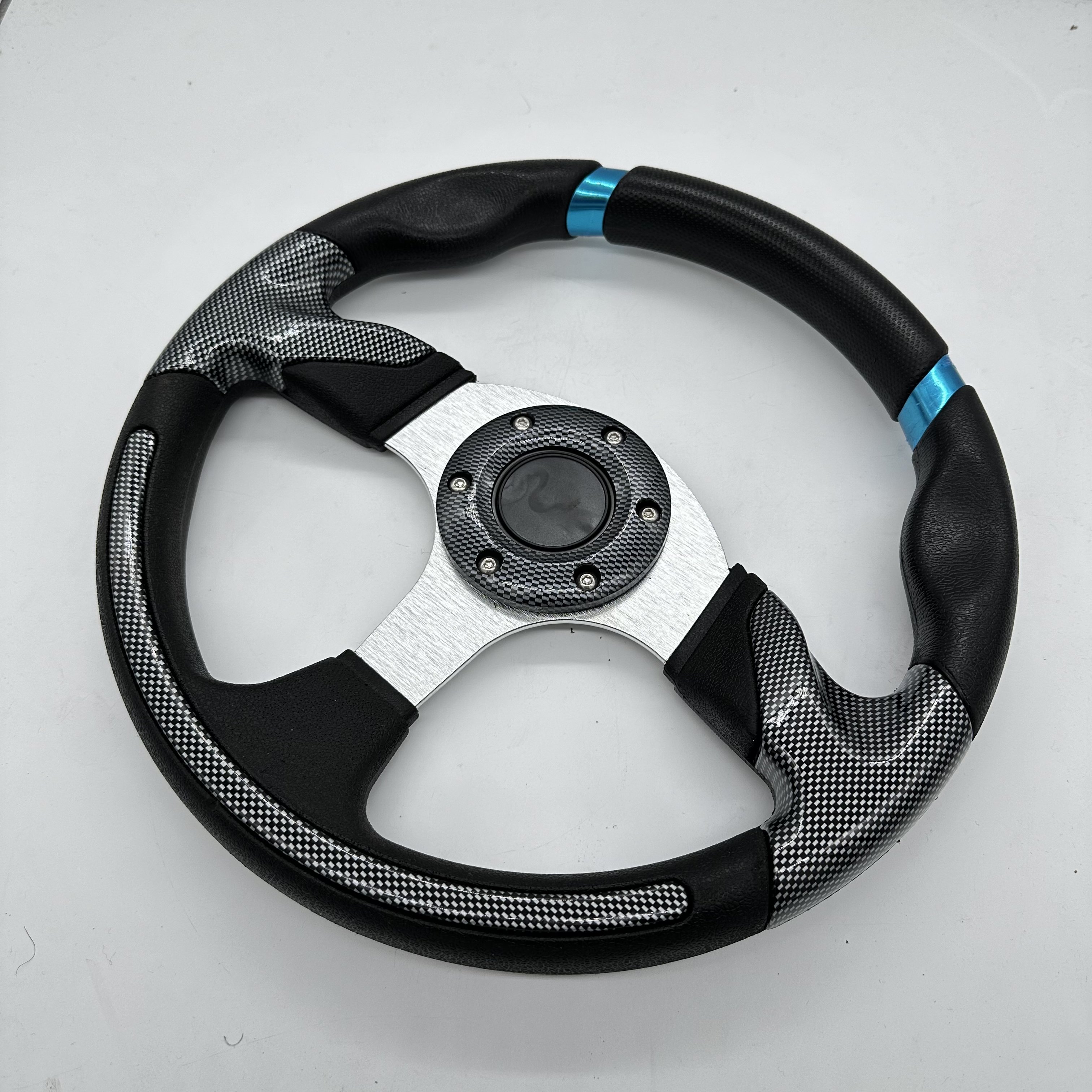 TRAPLY High Quality Golf Car Parts Carbon Golf General Part Steering Wheel for Club Car EZGO RXV and Yamaha