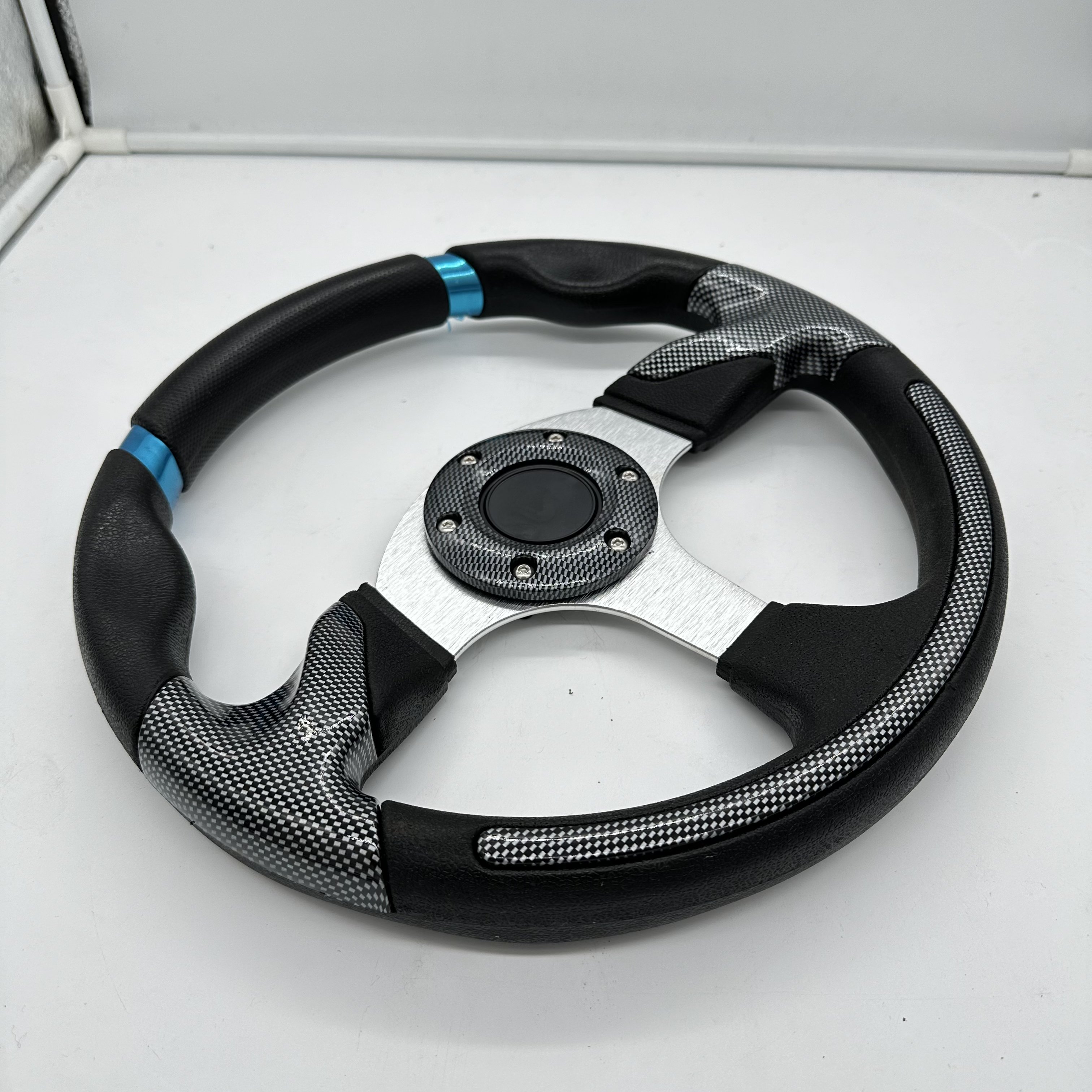 TRAPLY High Quality Golf Car Parts Carbon Golf General Part Steering Wheel for Club Car EZGO RXV and Yamaha