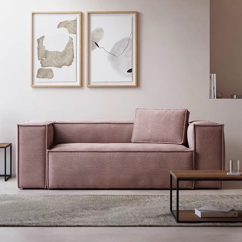 Vacuum Packaging Compression Living Room Sofa Household Furniture High-density Removable Washable Fabric Sofa Set