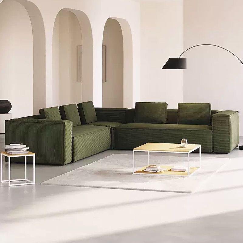 Vacuum Packaging Compression Living Room Sofa Household Furniture High-density Removable Washable Fabric Sofa Set
