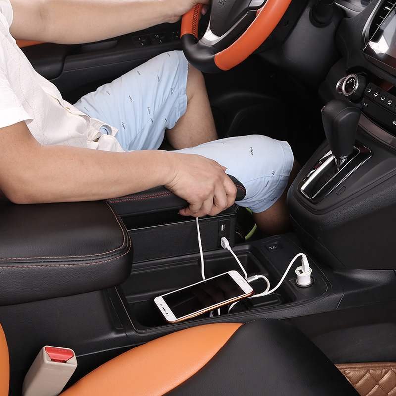 Car Armrest Box Elbow Support Adjustable Car Seat Gap Organizer Arm Rest Box for Cars Auto Accessories Armrest Cushion Universal