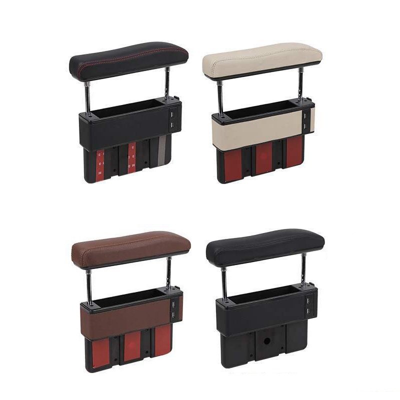 Car Armrest Box Elbow Support Adjustable Car Seat Gap Organizer Arm Rest Box for Cars Auto Accessories Armrest Cushion Universal