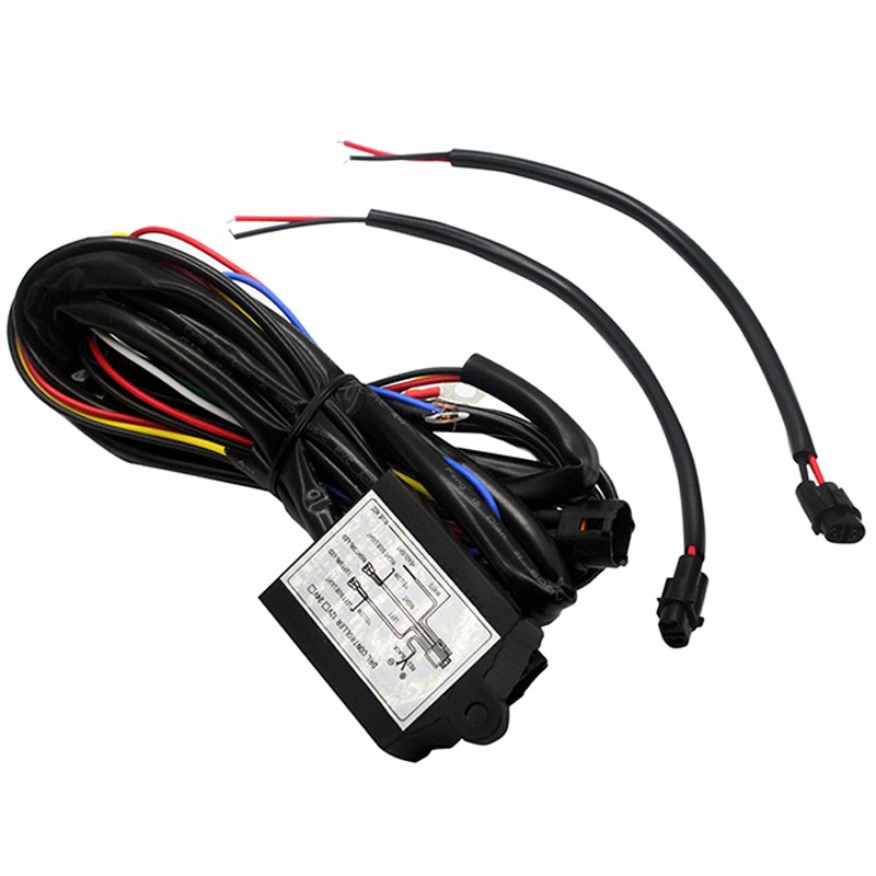Car DRL Controller Auto LED Daytime Running Light Relay Harness Dimmer On/Off 12-18V with Strobe & Dimming Function