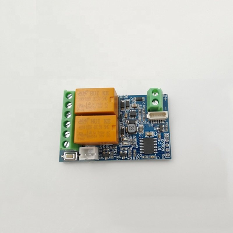 Taidacent 2 CH Car Door Switch Relay Board Biometric Fingerprint Reader Access Control 12vdc Control Relay Car Ignition Switch
