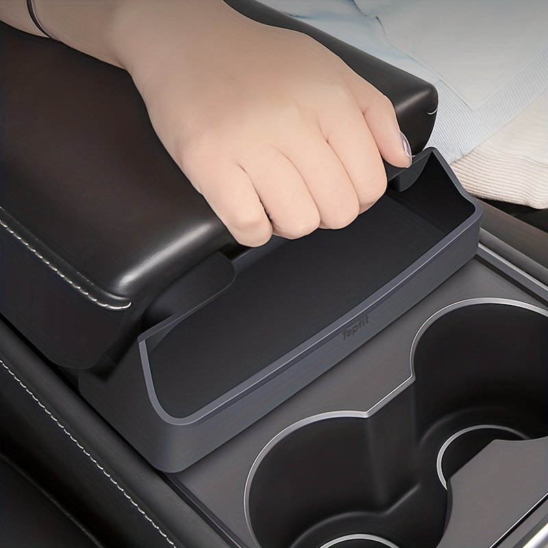 Upgrade Hidden Storage Box Center Console Organizer Interior Accessory Car Glasses Pocket for Tesla Model 3 Model Y