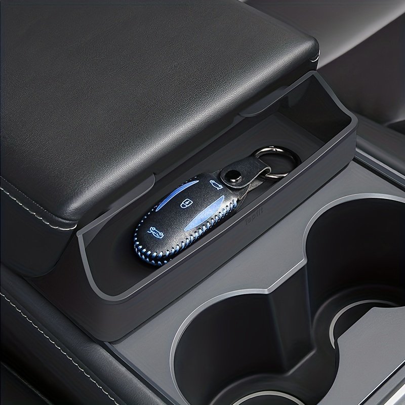Upgrade Hidden Storage Box Center Console Organizer Interior Accessory Car Glasses Pocket for Tesla Model 3 Model Y