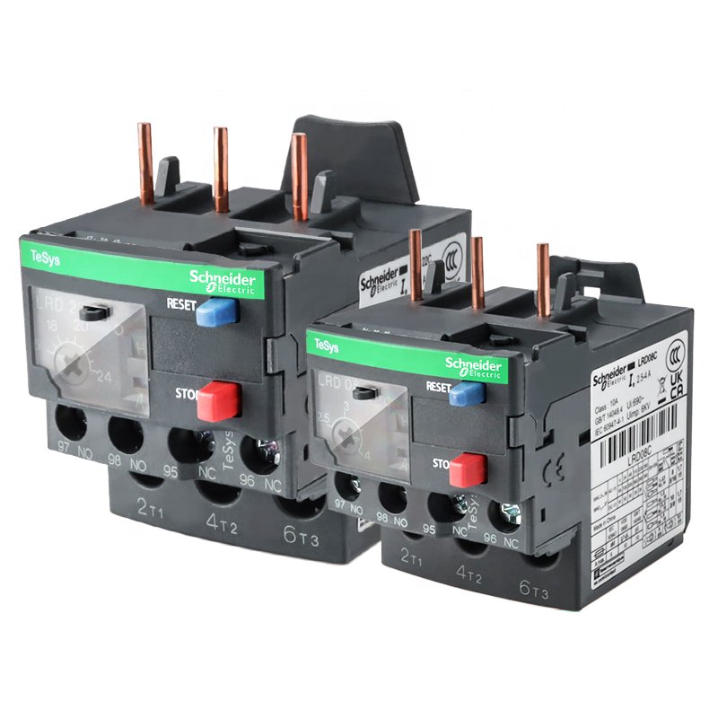 SCH Neider LRD05C Miniature Thermal Overload Relay Safety Auto Relay with Sealed Epoxy Protection for Vehicle Power System