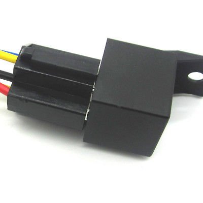 40A 5 Pin Relay 12V Auto Relay with 5 Wires Socket Automotive Wire Cable Assembly for Car