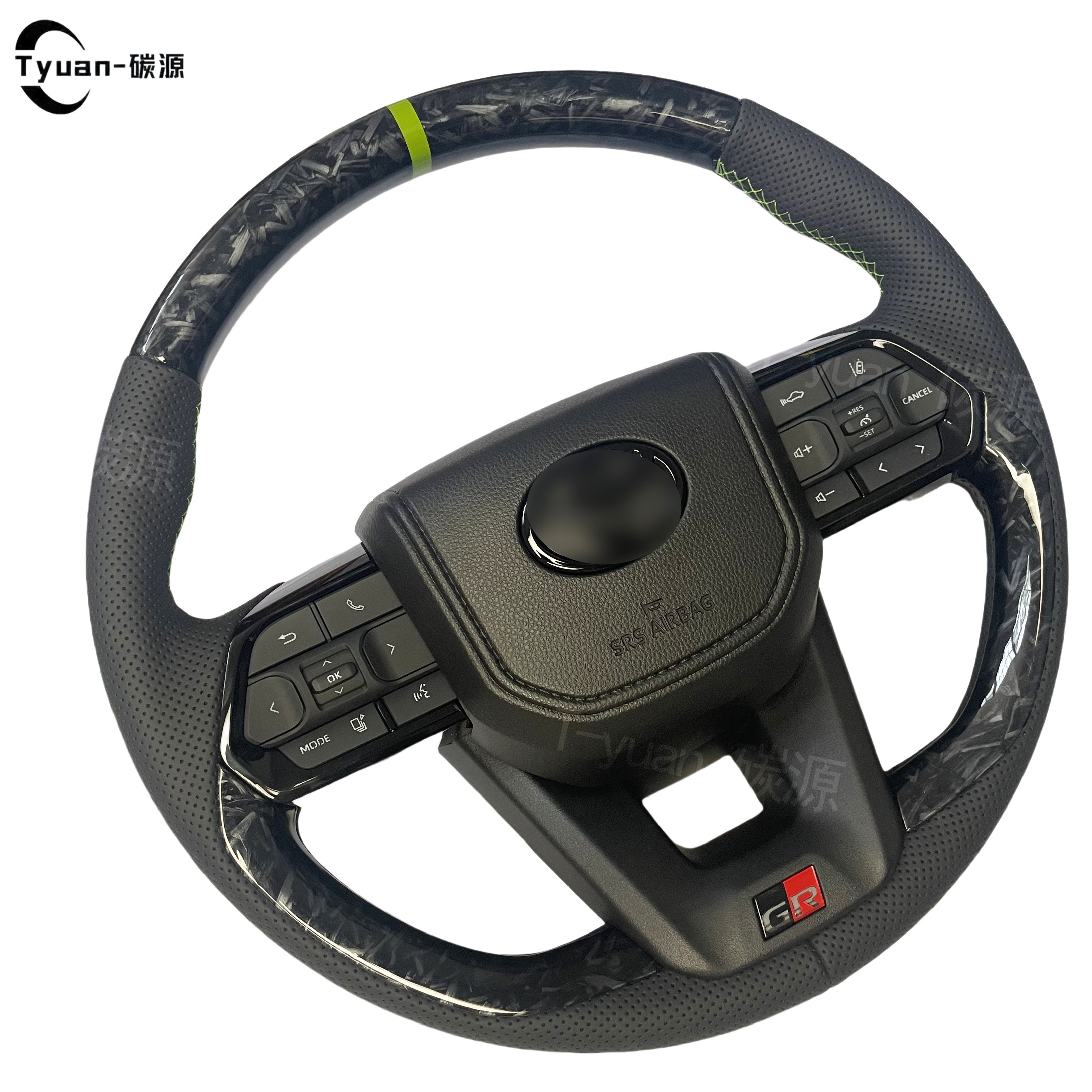 Factory Price OEM LC300 Leather Steering Wheel For Land Cruiser 2010-2021 Prado GR OEM Style Steering Wheel
