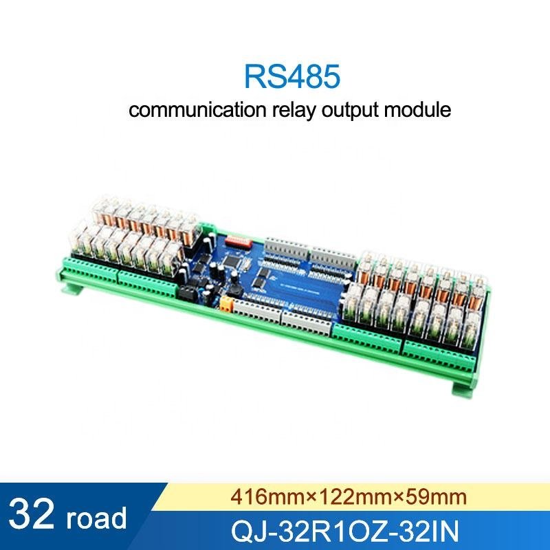32 Channels RS485 Communication Relay Module Modbus Protocol With Address Switch Output Module Remote