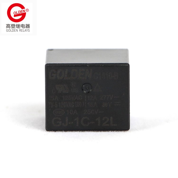 Golden relay GJ-1C-12L relay 5 Pins 0.36w 15a 20a 250vac SPDT 22F G5L timer finder electric 12V auto relay
