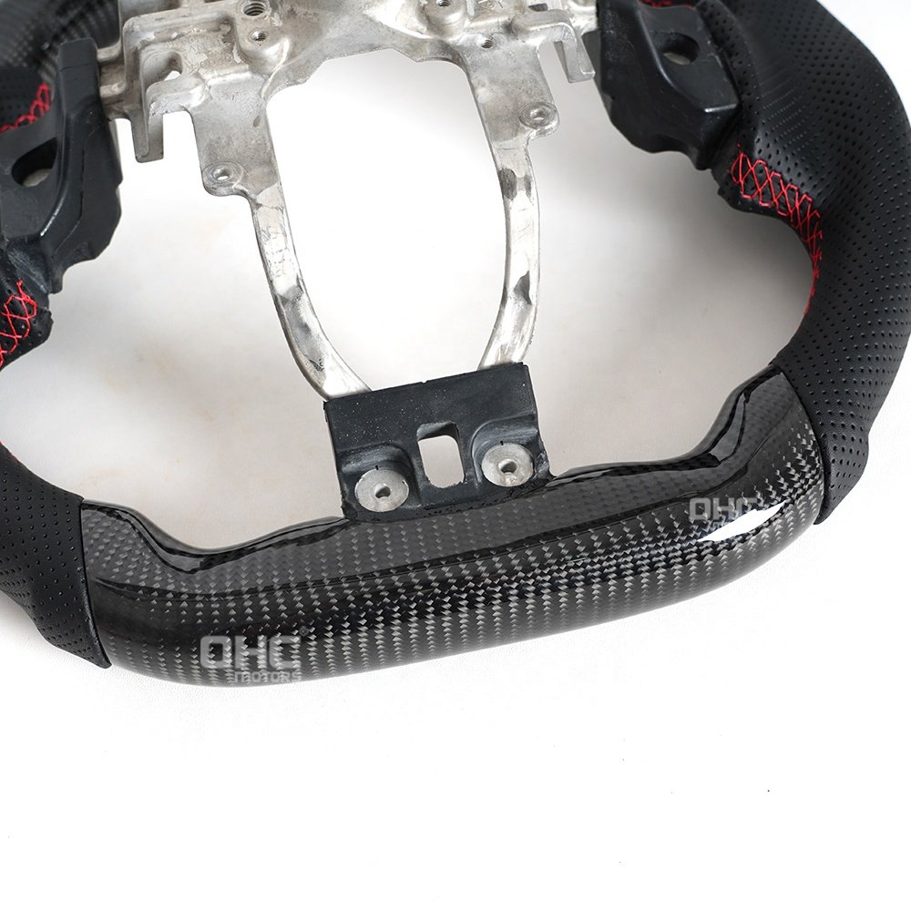 OEM Carbon Steering Wheel For 2007 2008 2010 2012 2013 2015 Lancer Evolution X Mitsubishi Lancer Evo X 2014 Ohc Motors