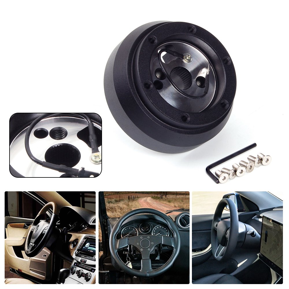 Car Steering Wheel Hub Adapter Boss Kit 170H for Chevy Dodge Jeep Wrangler S-15 CJ 5/6/7 Pontiac Fiero GMC Suburban