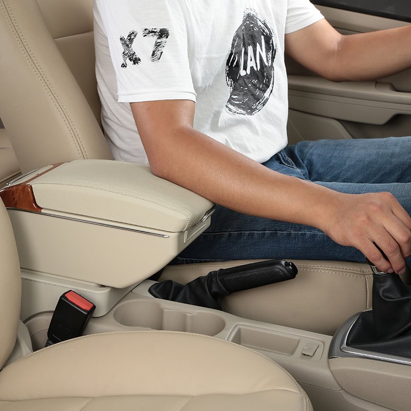 Automobile Auto Accessories Portable Car Seat Console Box Special Car Armrest Box Cover for VW Skoda Fabia/SkodaFabia