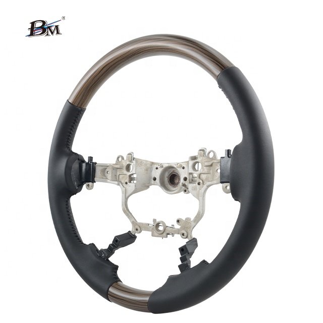 Hot Sale For LAND CRUISER FJ200 2016 2017 2018 2019 2020 2021 2022 Toyota Wooden Wheels Leather Custom Sport Steering Volante