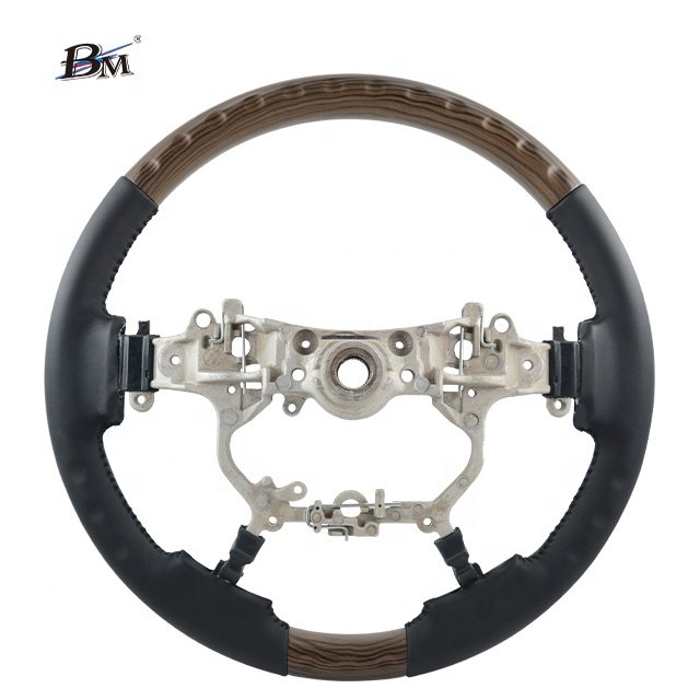 Hot Sale For LAND CRUISER FJ200 2016 2017 2018 2019 2020 2021 2022 Toyota Wooden Wheels Leather Custom Sport Steering Volante