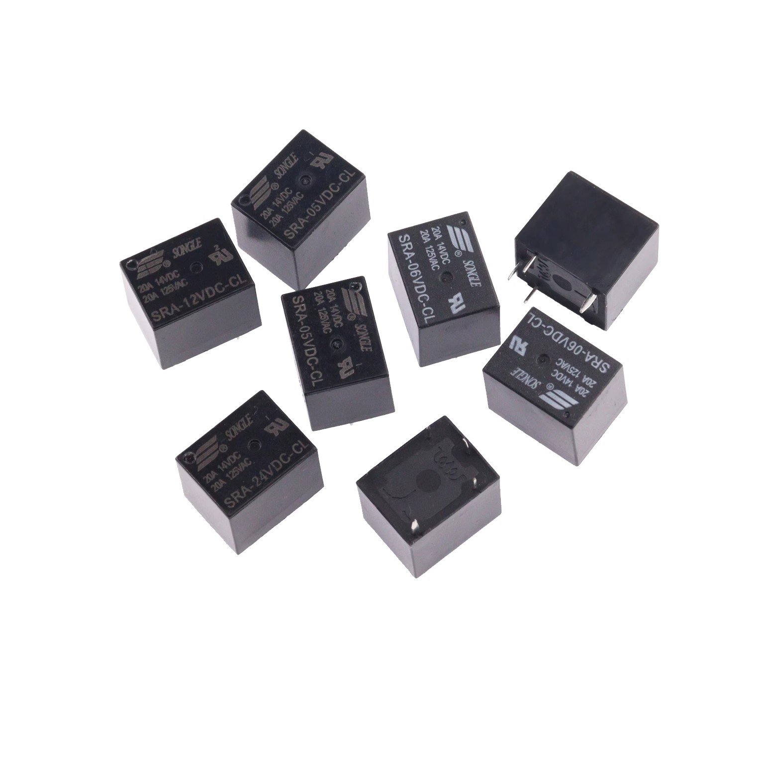 New original Signal Relay SRA- 05V 12V 24VDC-AL-CL T74 20A relay SRA12VDC-CL SRA12-VDC-CL DIP5