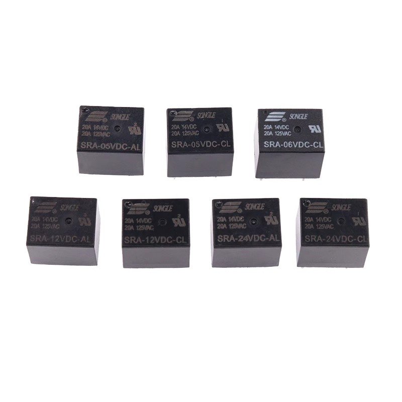 New original Signal Relay SRA- 05V 12V 24VDC-AL-CL T74 20A relay SRA12VDC-CL SRA12-VDC-CL DIP5