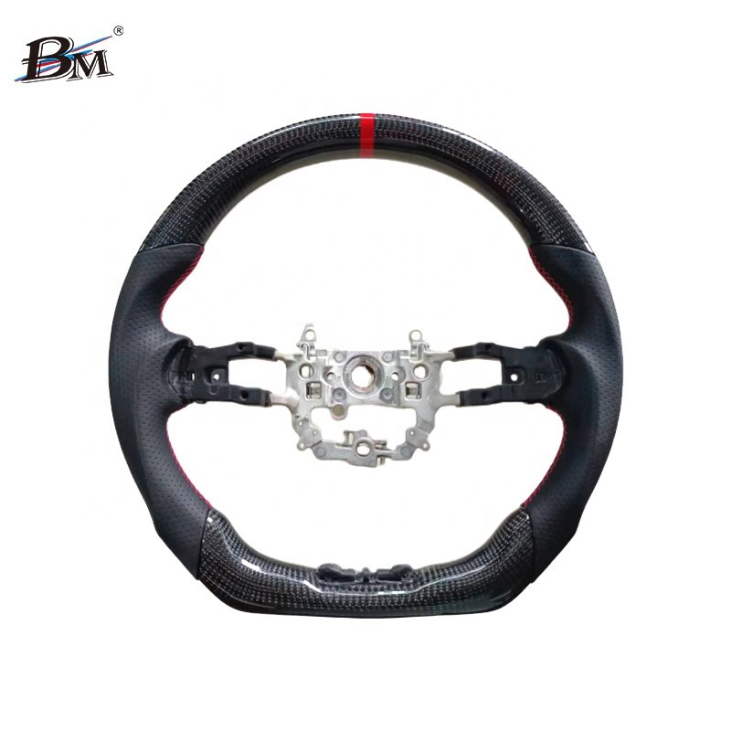 High-quality For Honda Civic 11th integra accord 11 2023 carbon fiber leather custom sport car steering wheels cover by BM