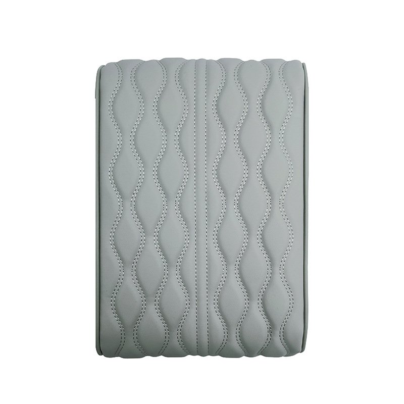 PU Leather Car Armrest Box Mat Memory Foam Armrest Seat Protective Pad for Universal Central Armrest Console Cover Cushion