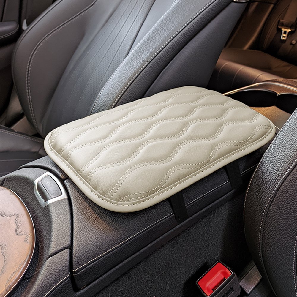 Best Quality Luxury Car Interior Accessories Hot-Selling PVC Leather Wavy Car Armrest Cover Mat Interior Kits for Auto Car