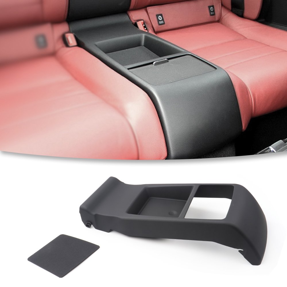 Car Rear Seat Console Outer Cover and Rear Armrest Box Shell Cover for Mercedes Benz C E Class Coupe W204 W207