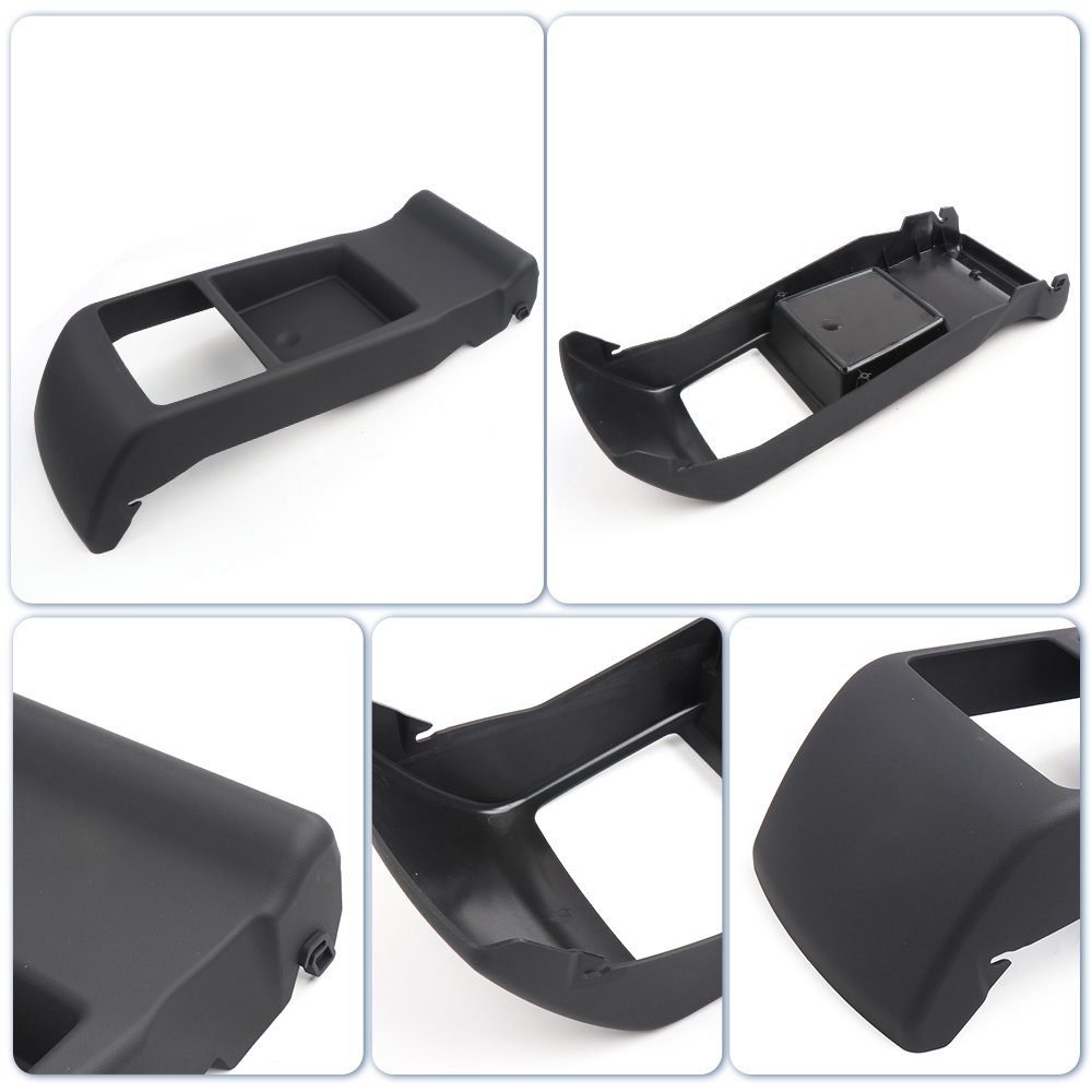 Car Rear Seat Console Outer Cover and Rear Armrest Box Shell Cover for Mercedes Benz C E Class Coupe W204 W207