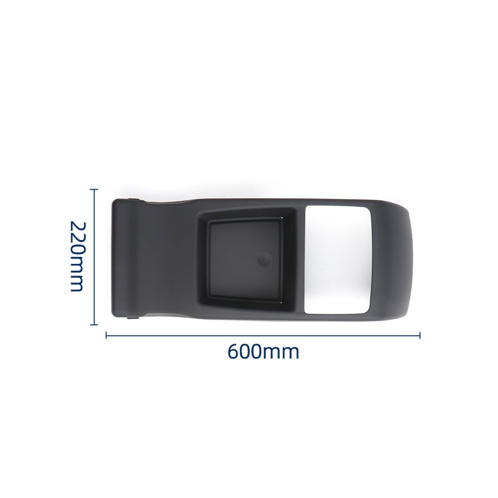 Car Rear Seat Console Outer Cover and Rear Armrest Box Shell Cover for Mercedes Benz C E Class Coupe W204 W207