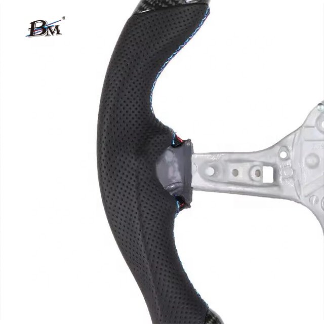 For Bmw X5 M F30 1-2-3-4 Series 2010-2018 2019 Custom Carbonfiber Steering Wheels Full Leather Interior Accessories For Cars